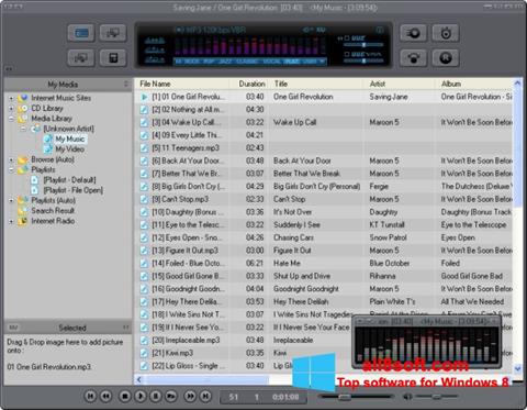 Posnetek zaslona JetAudio Windows 8