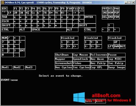 Posnetek zaslona DOSBox Windows 8