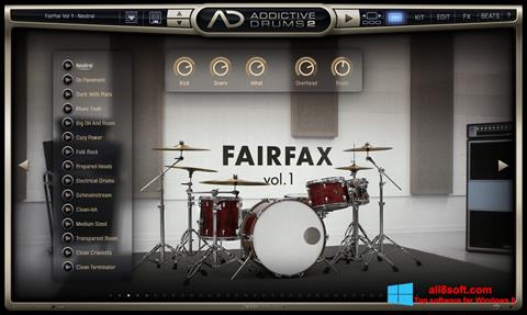 Posnetek zaslona Addictive Drums Windows 8