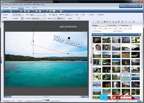Posnetek zaslona Ashampoo Photo Commander Windows 8
