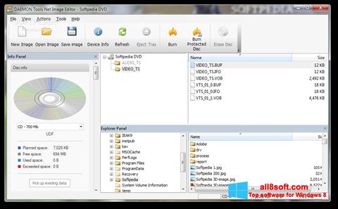 Posnetek zaslona DAEMON Tools Lite Windows 8