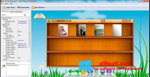 Posnetek zaslona Bookshelf Windows 8