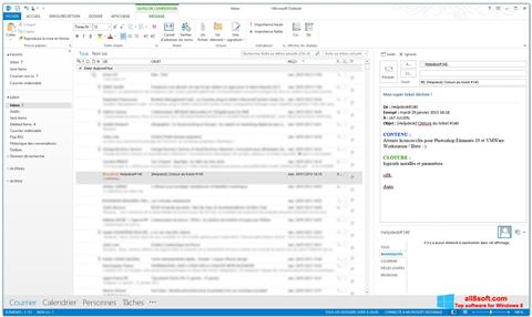 Posnetek zaslona Microsoft Outlook Windows 8