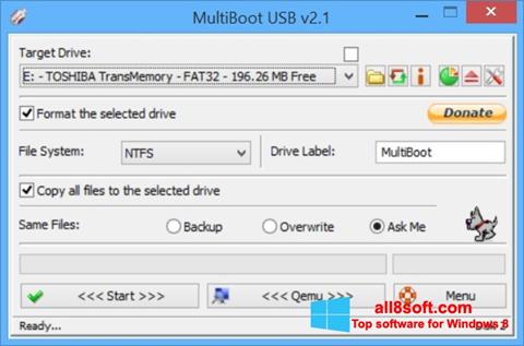Posnetek zaslona Multi Boot USB Windows 8