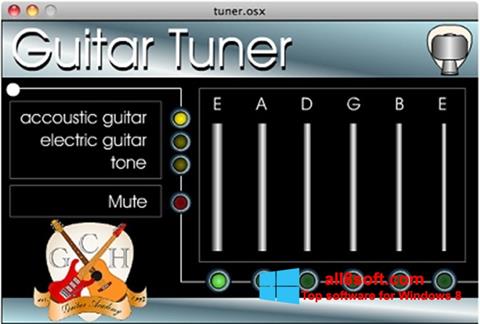 Posnetek zaslona Guitar Tuner Windows 8