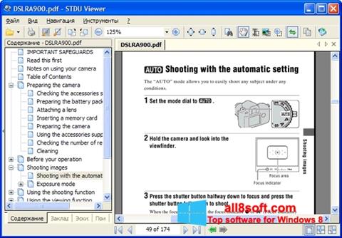 Posnetek zaslona STDU Viewer Windows 8