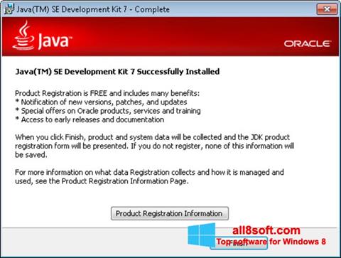 Posnetek zaslona Java Windows 8