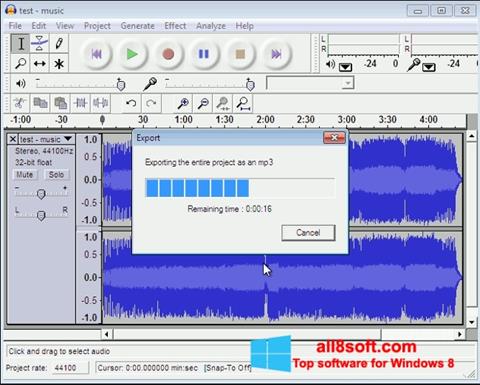 Posnetek zaslona Lame MP3 Encoder Windows 8