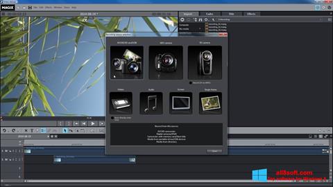 Posnetek zaslona MAGIX Movie Edit Pro Windows 8