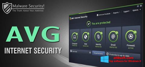 Posnetek zaslona AVG Internet Security Windows 8