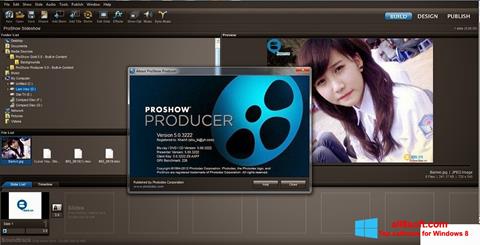 Posnetek zaslona ProShow Producer Windows 8