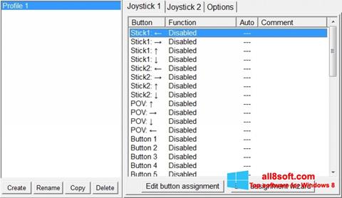 Posnetek zaslona JoyToKey Windows 8