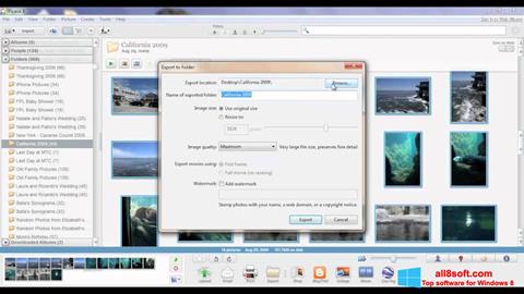 Posnetek zaslona Picasa Windows 8