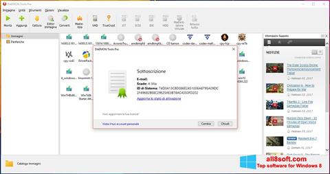 Posnetek zaslona DAEMON Tools Pro Windows 8
