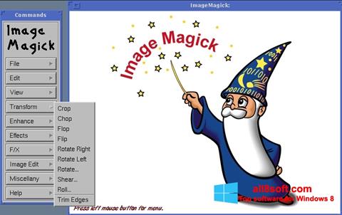 Posnetek zaslona ImageMagick Windows 8