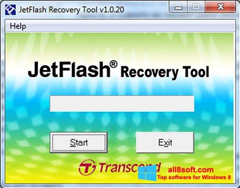 Posnetek zaslona JetFlash Recovery Tool Windows 8