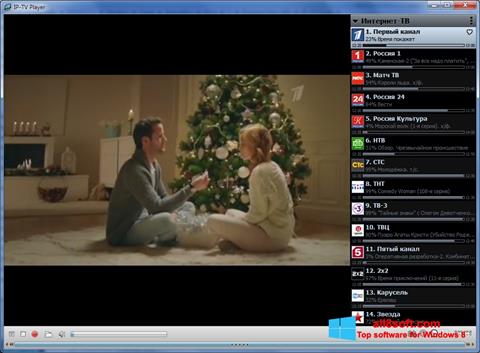Posnetek zaslona IP-TV Player Windows 8