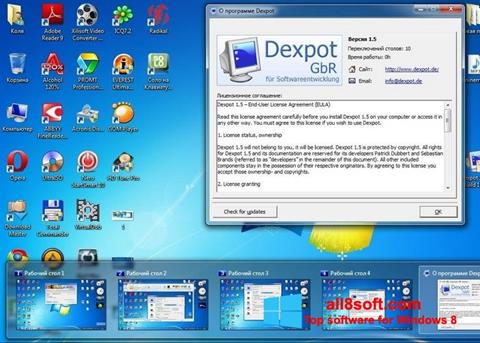 Posnetek zaslona Dexpot Windows 8