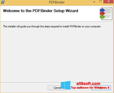 Posnetek zaslona PDFBinder Windows 8