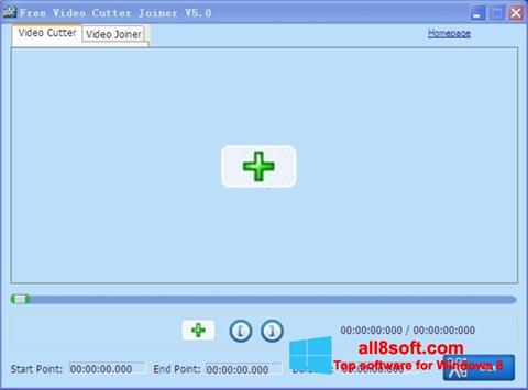 Posnetek zaslona Free Video Cutter Windows 8