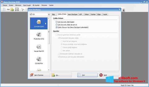 Posnetek zaslona Nero Micro Windows 8