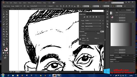 Posnetek zaslona Adobe Illustrator Windows 8