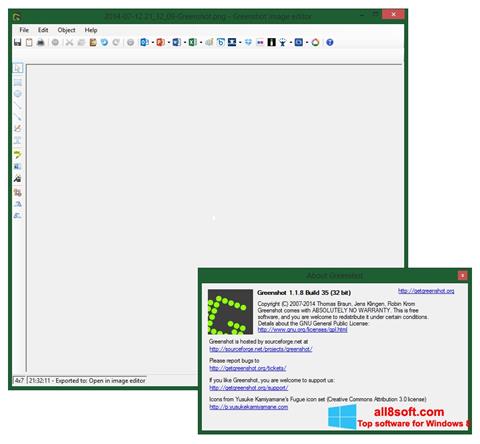 Posnetek zaslona Greenshot Windows 8